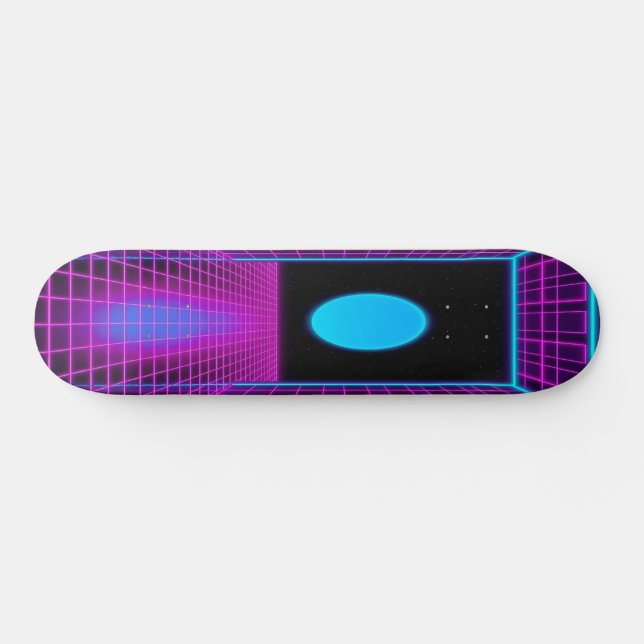 Synthwave Shred Edition 1 Mini Skateboard Bräda 18,5 Cm (Horz)