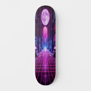 Synthwave Shred Edition 4 Mini Skateboard Bräda 18,5 Cm