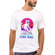 Synthwave Skateboardskatt – Retro Neon ”Håll dig R