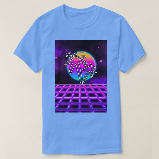 Synthwave T Shirt (Design framsida)