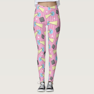 Synthwave/Vaporwave Stil Yoga Leggings