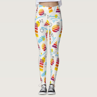Synthwave/Vaporwave Stil Yoga Leggings