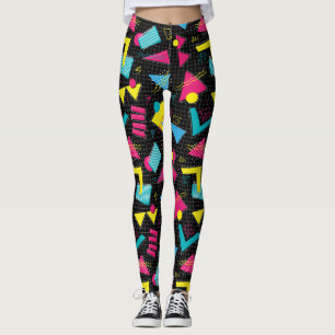 Synthwave/Vaporwave Stil Yoga Leggings