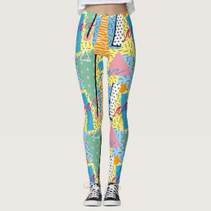 Synthwave/Vaporwave Stil Yoga Leggings