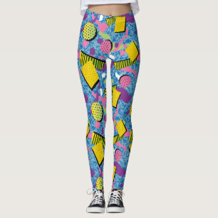 Synthwave/Vaporwave Stil Yoga Leggings