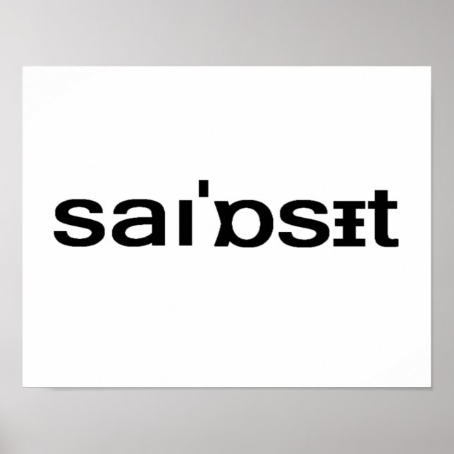 Syosset Phonetic Stavelling Long Island Nassau Poster (Framsidan)