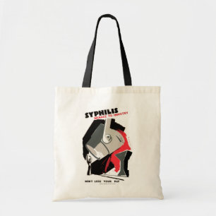 Syphilis~-hot till bransch tygkasse
