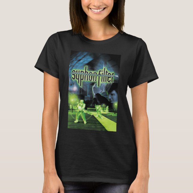 Syphon Filter Huvudomslagskonst - PSX T Shirt (Framsida)