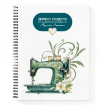 Syprojekt Binder Teal Blue-Vintage utseende