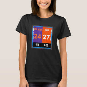 Syracuse Fläkt Scoreboard Football CProblemon Sc T Shirt