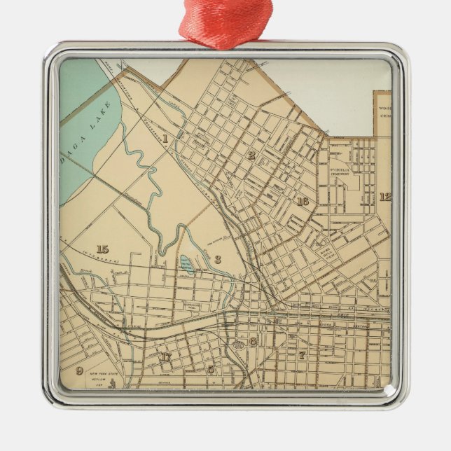 Syracuse Julgransprydnad Metall (Framsidan)