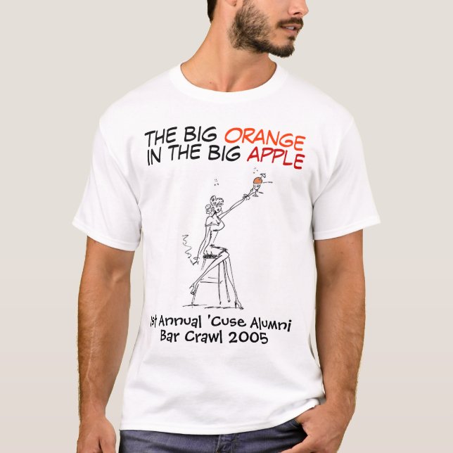 Syracuse Martini pubkrypande 2 Tee Shirt (Framsida)