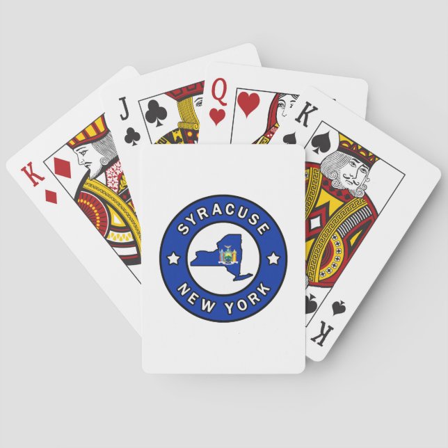 Syracuse New York Casinokort (Baksidan)