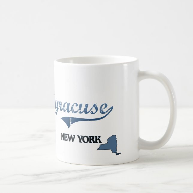 Syracuse New York City klassiker Kaffemugg (Höger)