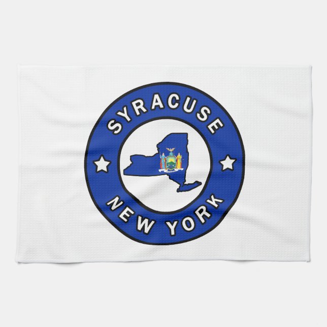 Syracuse New York Kökshandduk (Horisontell)