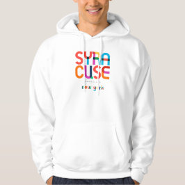 Syracuse New York Mid Century, Pop Art. Hoodie