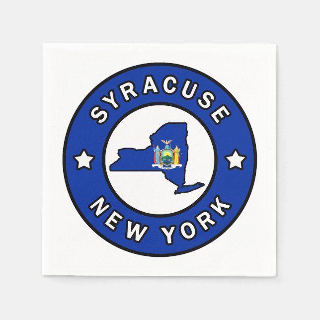 Syracuse New York Pappersservett (Framsidan)