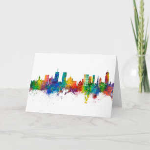 Syracuse New York Skyline Kort