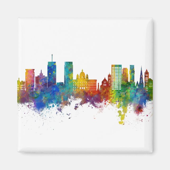 Syracuse New York Skyline Magnet (Framsidan)