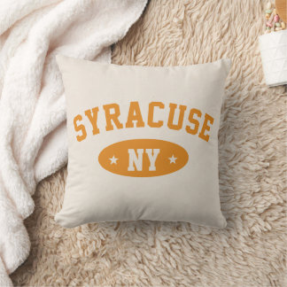 Syracuse New York Vintage Typography Throw Pillow Kudde