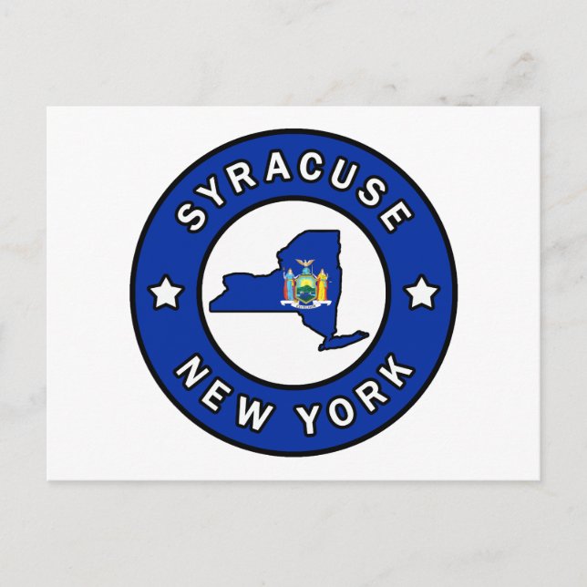 Syracuse New York Vykort (Framsida)