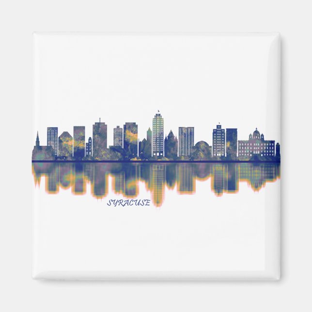 Syracuse Skyline Magnet (Framsidan)