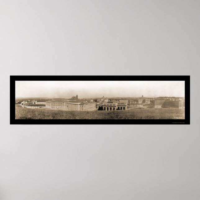 Syracuse Universiteten NY Photo 1909 Poster (Framsidan)