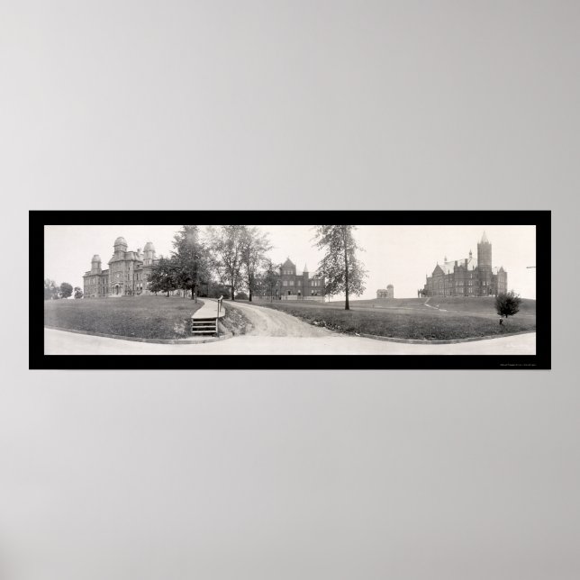 Syracuse Universiteten NY Photo 1909 Poster (Framsidan)
