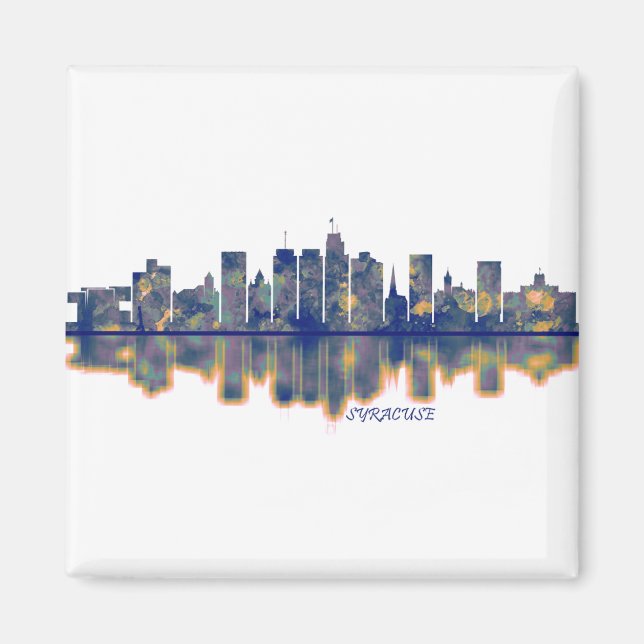 Syracuse USA Skyline Magnet (Framsidan)