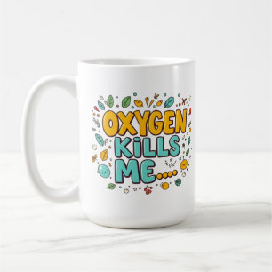 Syre Dödat Mig Roligt Mörk Humor Kaffemugg