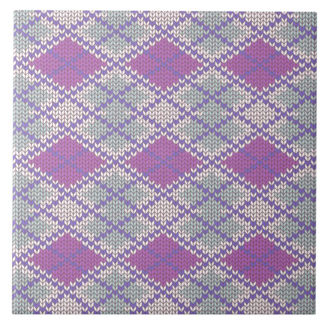 SYREN ARGYLE TRICKÅ 6x6 Keramisk Kakelplatta (Framsidan)