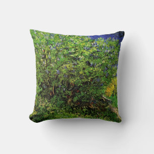 Syren av Vincent van Gogh, Vintage trädgårdsblommo Kudde