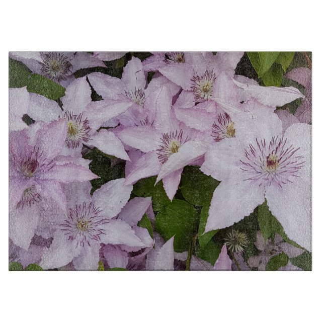 syren, klematis, vacker, blomma, syrenblomma, (Framsidan)