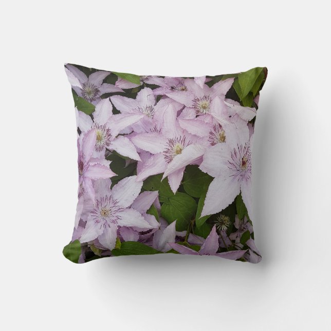 syren, klematis, vacker, blomma, syrenblomma, kudde (Framsida)