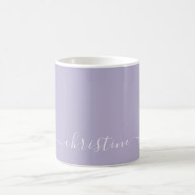 Syren Lavendel C123 & Vit Minimalistisk Namn Anpas