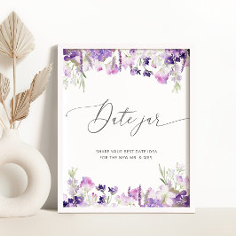 Syren vildblomma dejtingsdatum idéer. Datum burk Poster