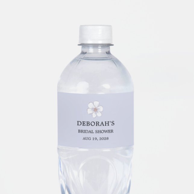 Syrenbröllopsfest Vattenflaskor Etikett (Skapare uppladdad)