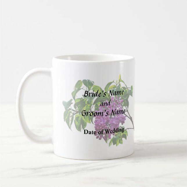 Syrener precis utslagna kaffemugg (Vänster)