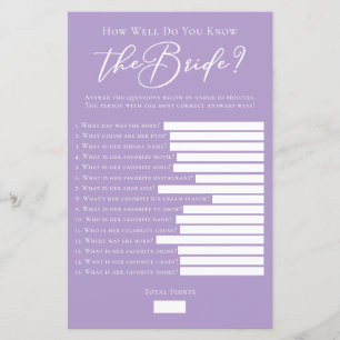 Syrenfärgad Lila Känn Bruden Fakta Bröllopsduschsp