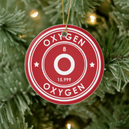 Syrgas Inslag Red Ceramic Ornament