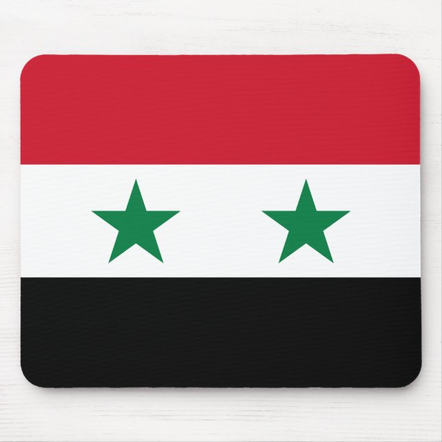 Syria gammal flagga musmatta (Framsidan)