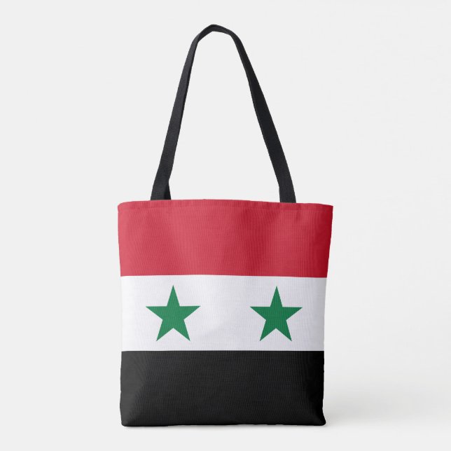 Syria gammal flagga tygkasse (Baksida)