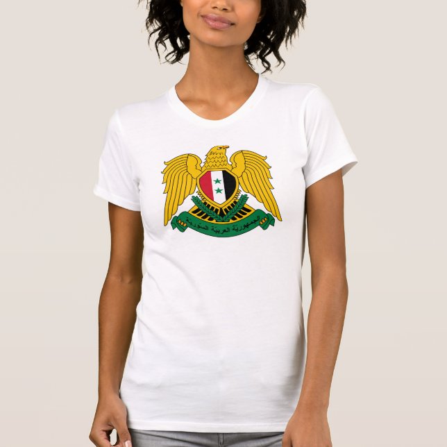 syria jackar av arm t shirt (Framsida)