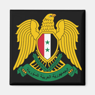 syria vapensköld magnet