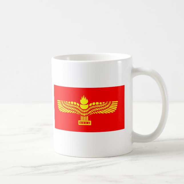 Syriac Aramaic flagga Kaffemugg (Höger)