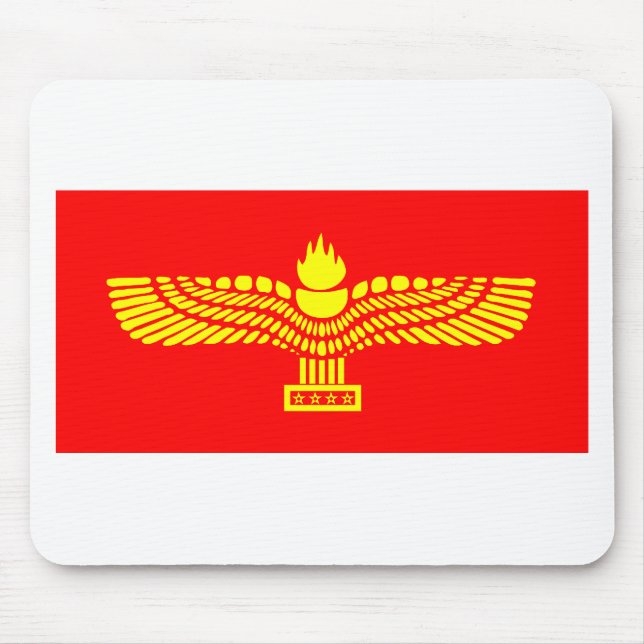 Syriac Aramaic flagga Musmatta (Framsidan)