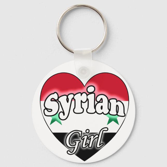 Syrian Girl Nyckelring (Framsida)