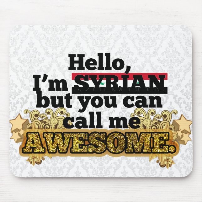 Syrian men appell mig som är enorm musmatta (Framsidan)