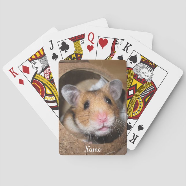 Syrian Pet Hamster - Standard Hamster - Nalle Casinokort (Baksidan)
