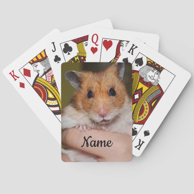 Syrian Pet Hamster - Standard Hamster - Nalle Casinokort (Baksidan)